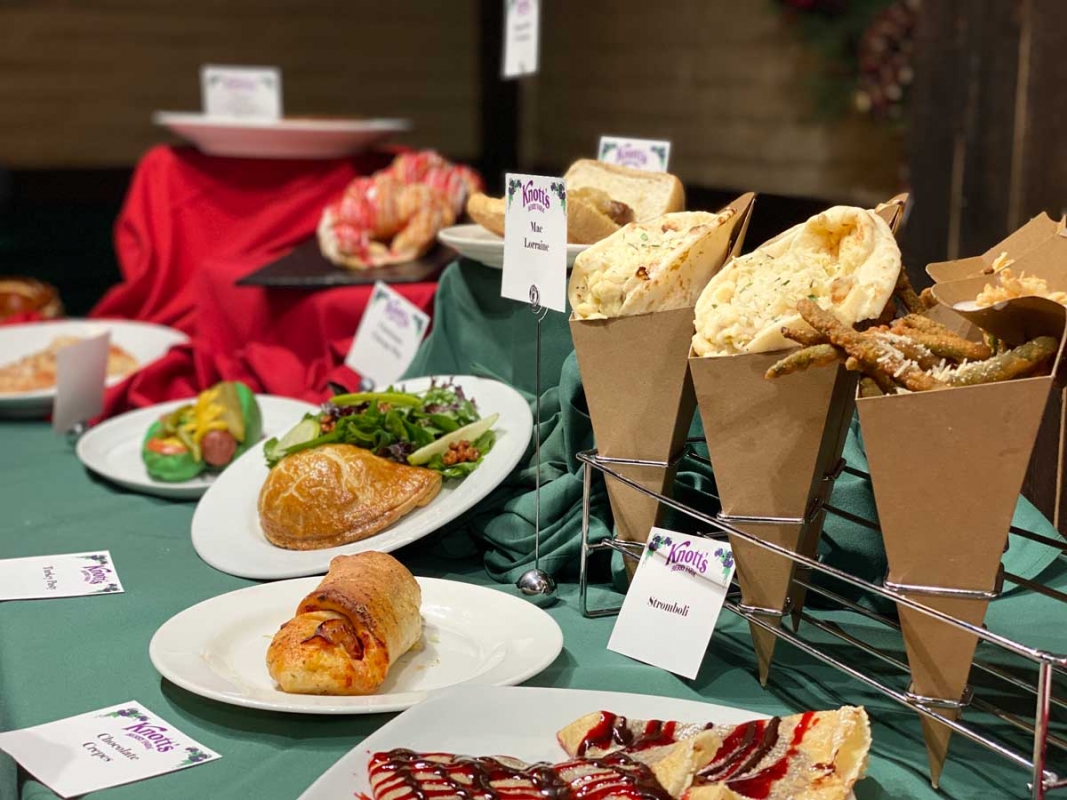 Food offerings at Knott's Merry Farm