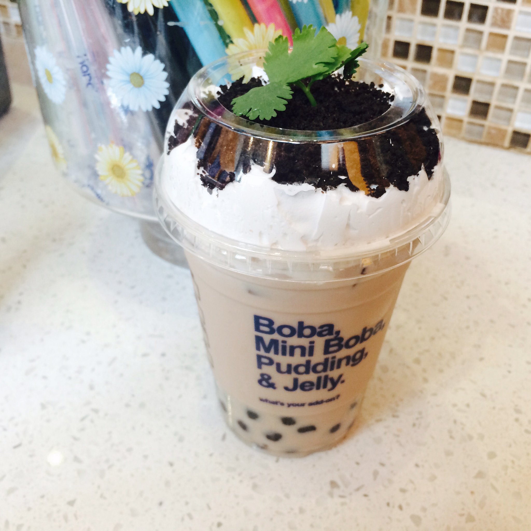 Potted Plant Milk Tea….my favorite naughty drink