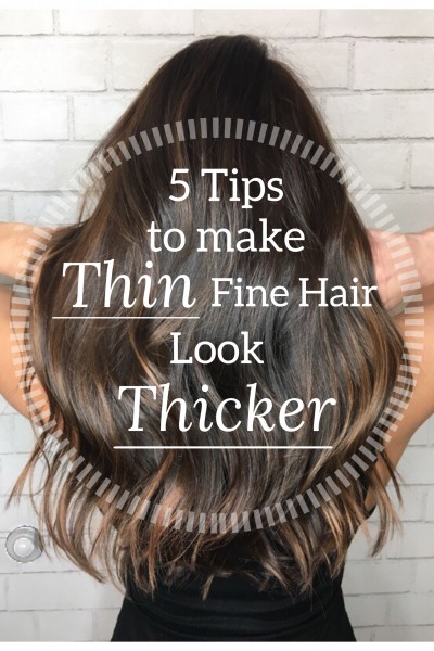 thin fine hair thicker