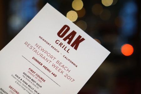 oak grill restaurant week