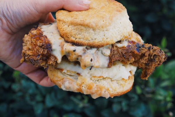 burnt crumbs fried chicken