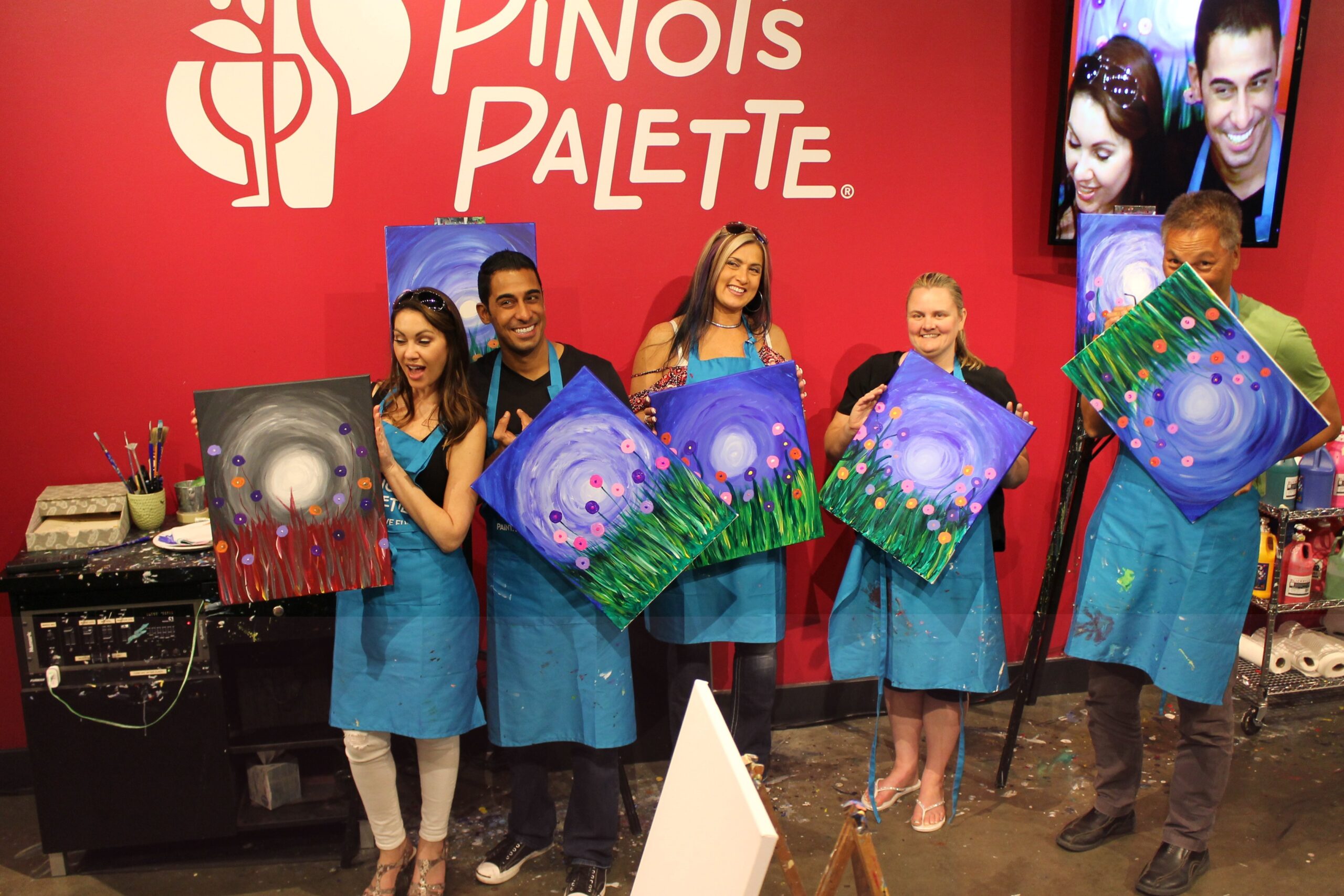 Plan the Perfect Night of Wine & Painting at Pinots Palette