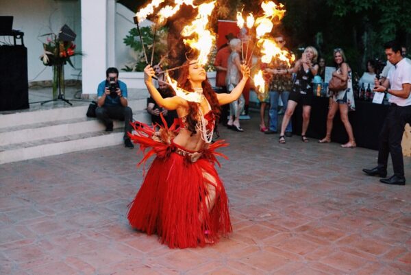 fire dancing