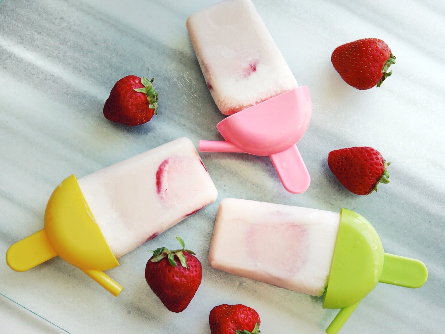 Recipe: Strawberry Shortcake Protein Popsicles with Ideal Lean