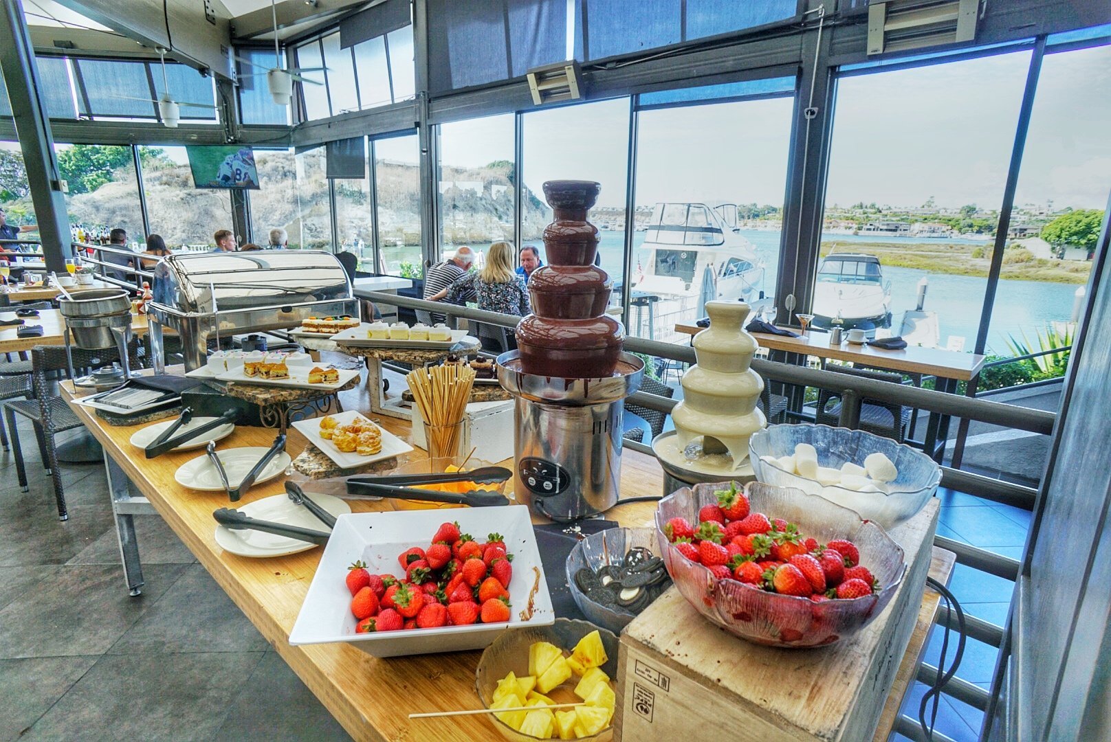 You'll Want To Eat Everything At This Waterfront Newport Beach Buffet