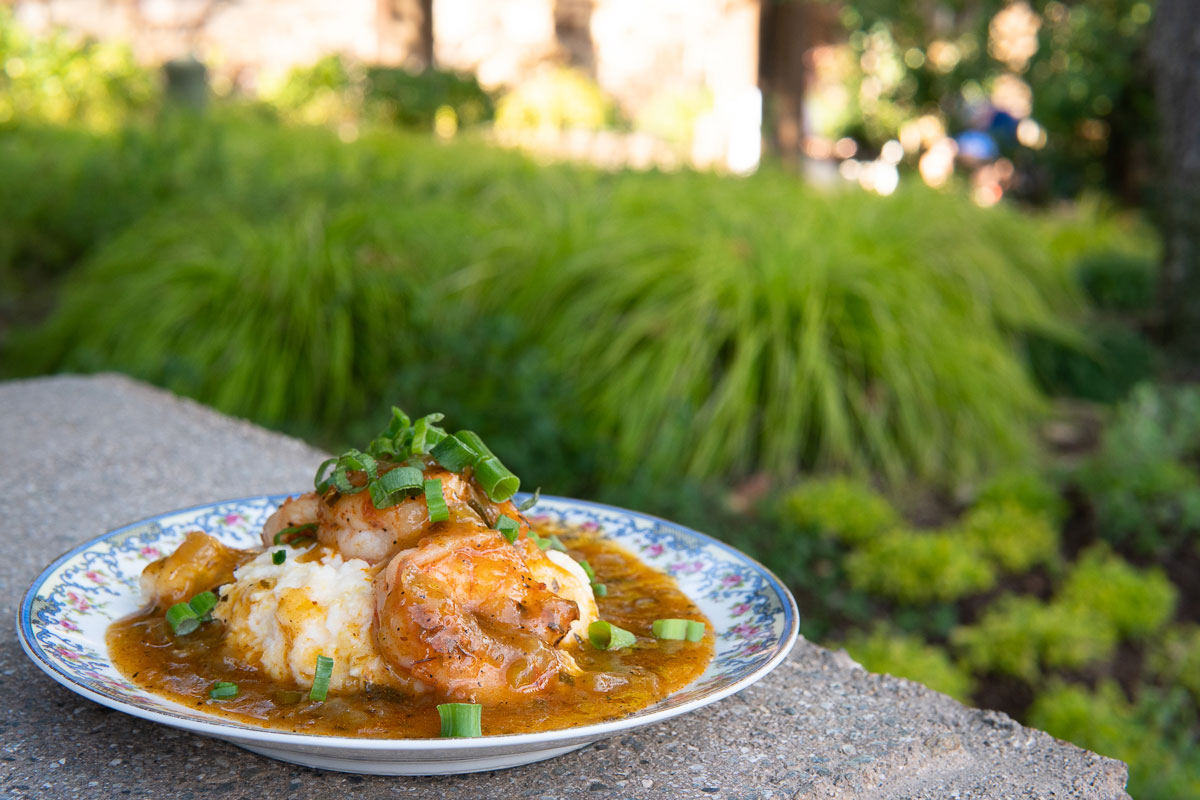 Festival of holidays shrimp and grits