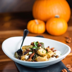 Chef Recipe Spotlight: Brown Butter Sage Sauce with Pumpkin Agnolotti 6 Olea-Brown-Sage-Butter-Pumpkin-Angelotti