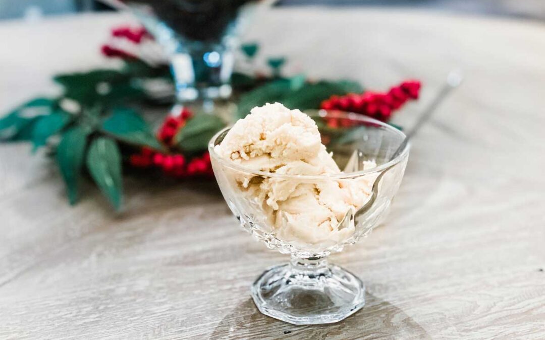 Butterscotch and Kentucky Bourbon Gelato Style Ice Cream Recipe