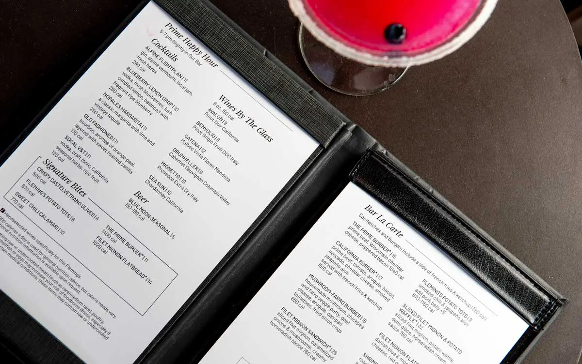 A Tasty Preview Of Fleming s Happy Hour 2020 Menu In Newport Beach