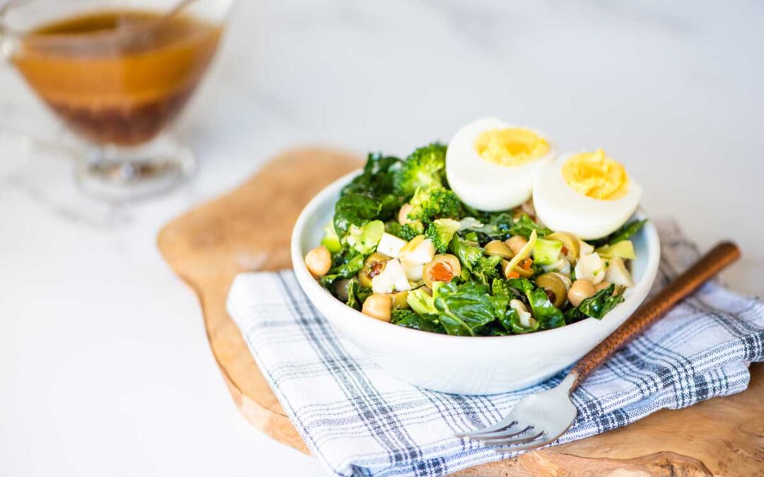 The Best Chopped Salad Recipe with my Special Homemade Balsamic Vinaigrette