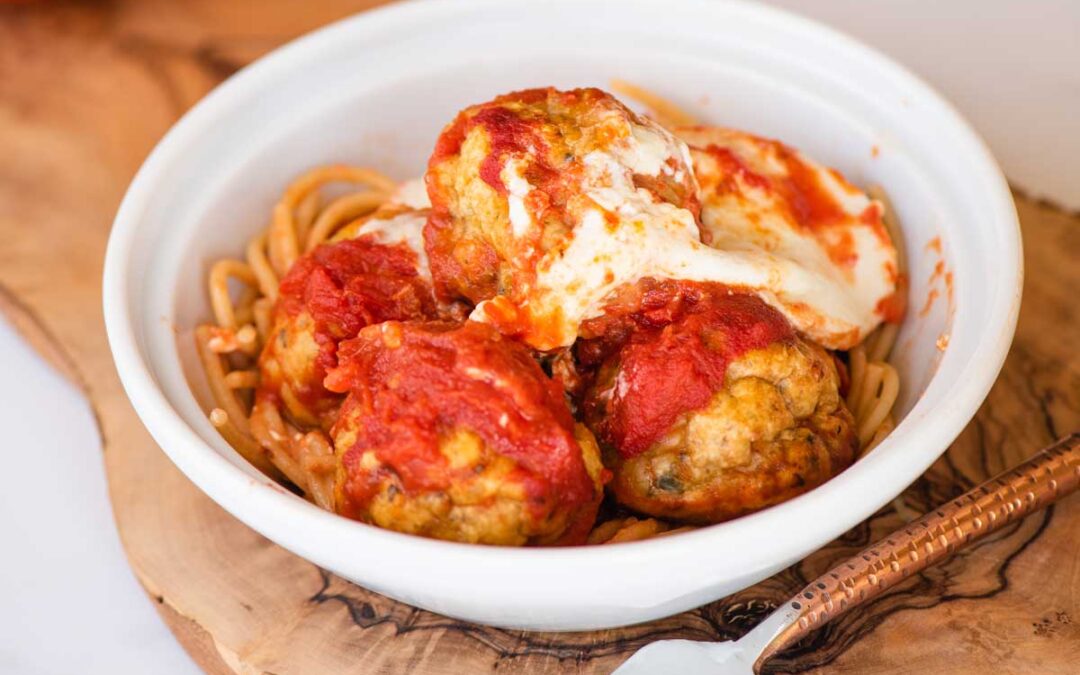 The Best Chicken Meatball Recipe with Homemade Marinara