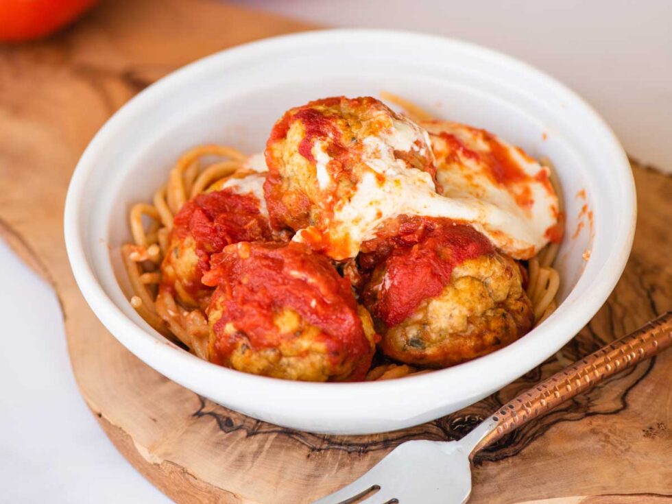The Best Chicken Meatball Recipe With Homemade Marinara