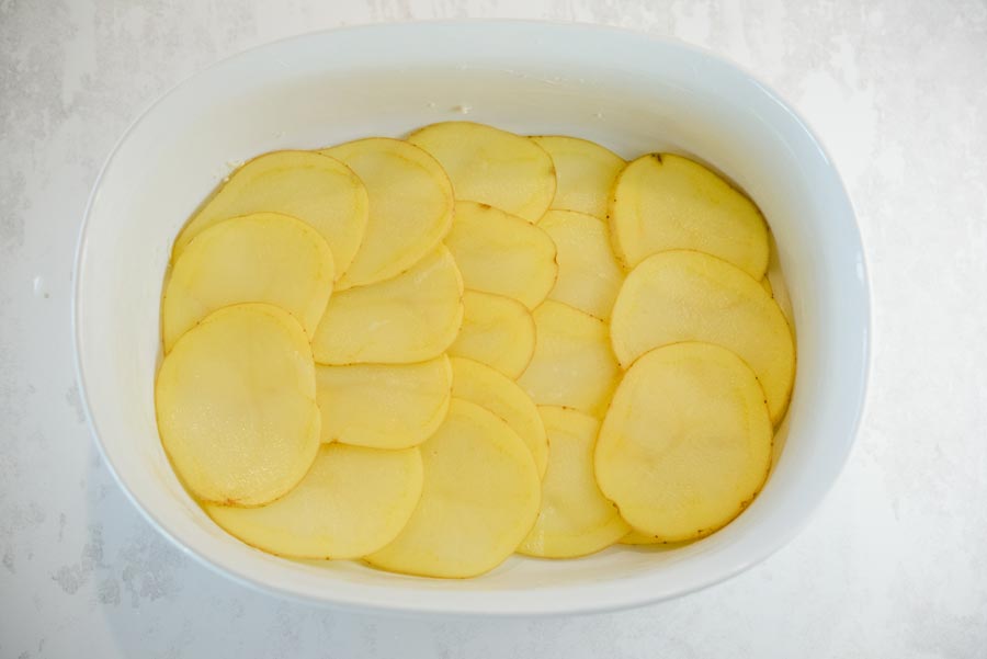 Scalloped-Potatoes-Layer-of-Potatoes
