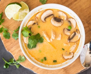 Traditional & Comforting Thai Coconut Soup Recipe (Tom Kha Gai) 4 Tom-kha-Gai-soup-recipe