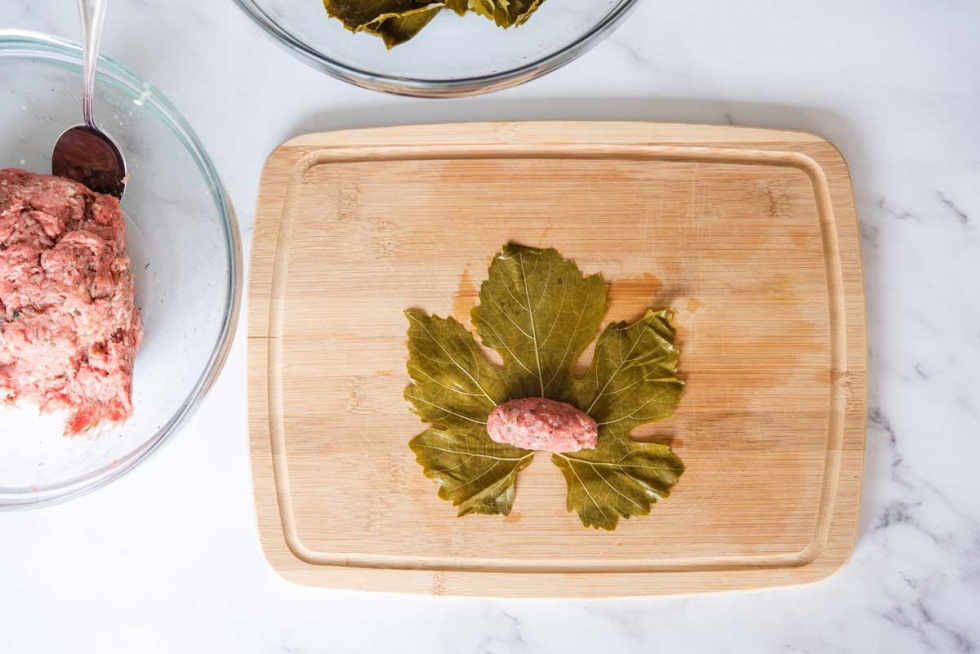 The Best Lamb Stuffed Grape Leaves Recipe With Greek Lemon Sauce