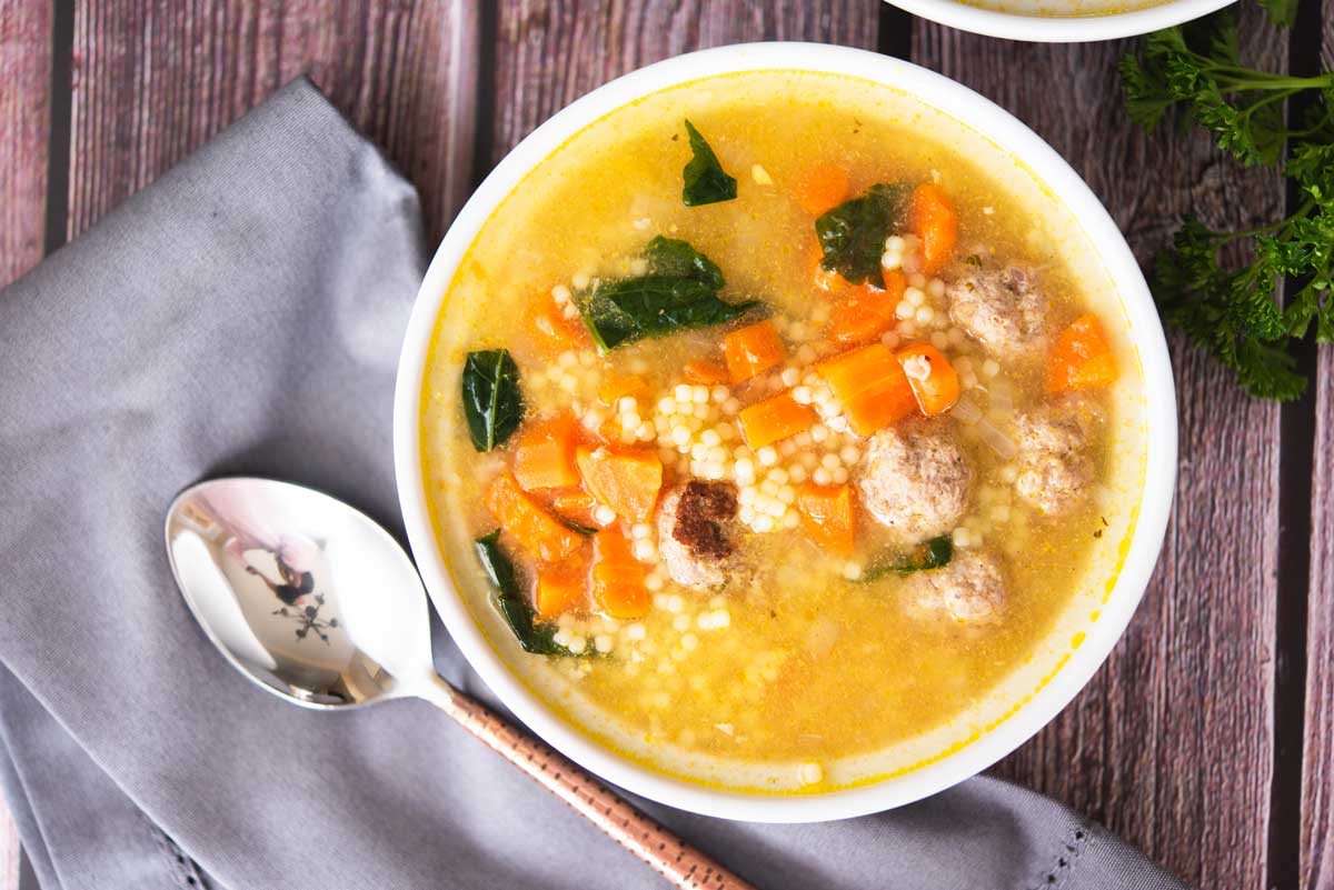 Easy Italian Wedding Soup Recipe  low carb wedding soup version too!