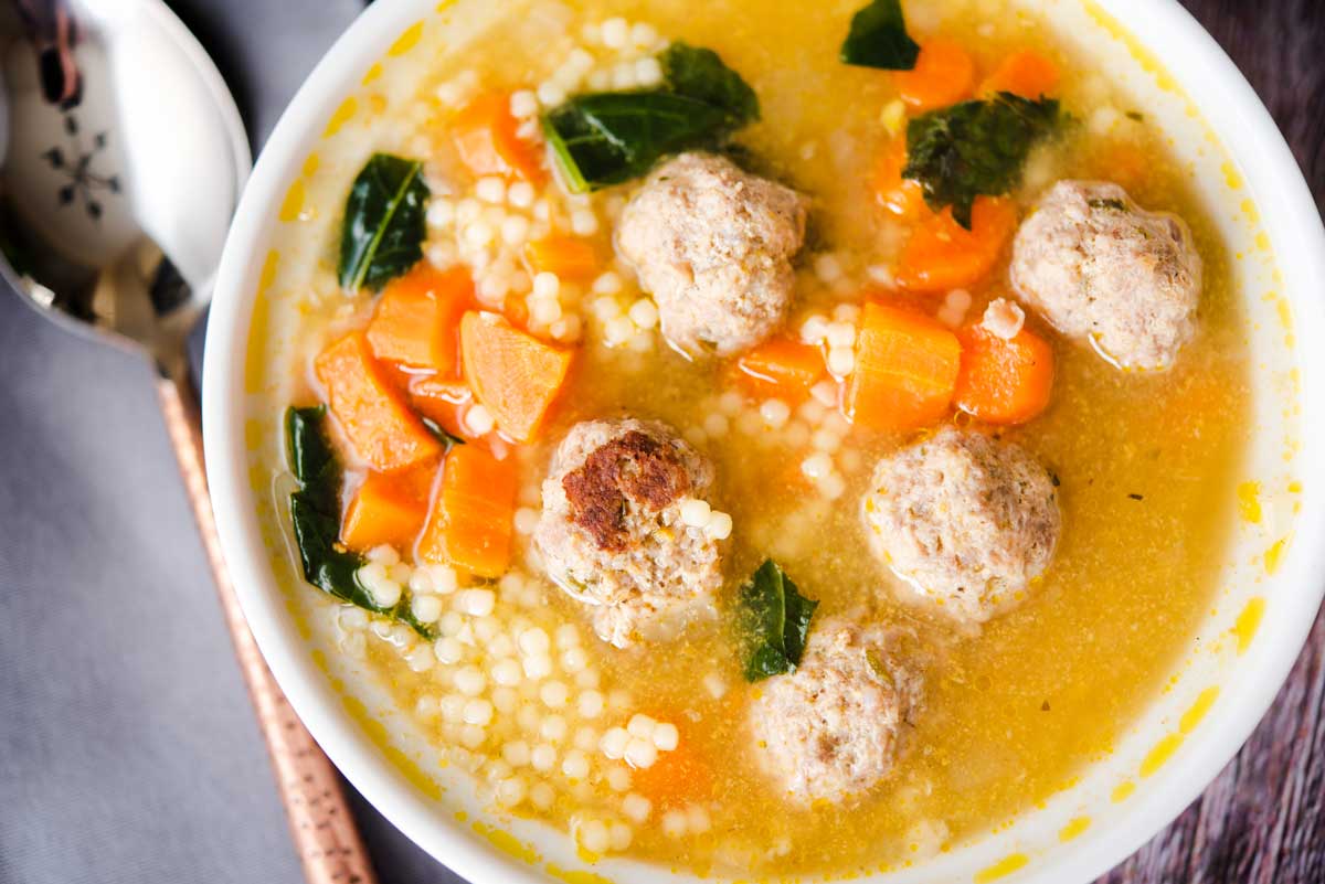 Easy Italian Wedding Soup  Renee's Kitchen Adventures