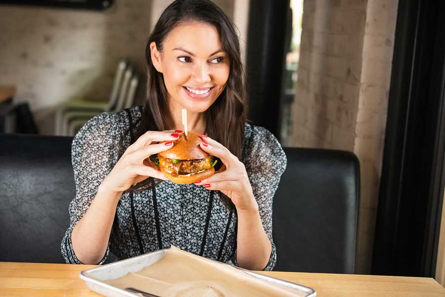 orange county food blogger Sondra Barker at Hopdoddy Burger Bar