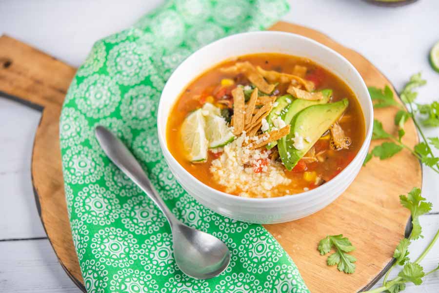 Easy Chicken Tortilla Soup Recipe — Eat This Not That