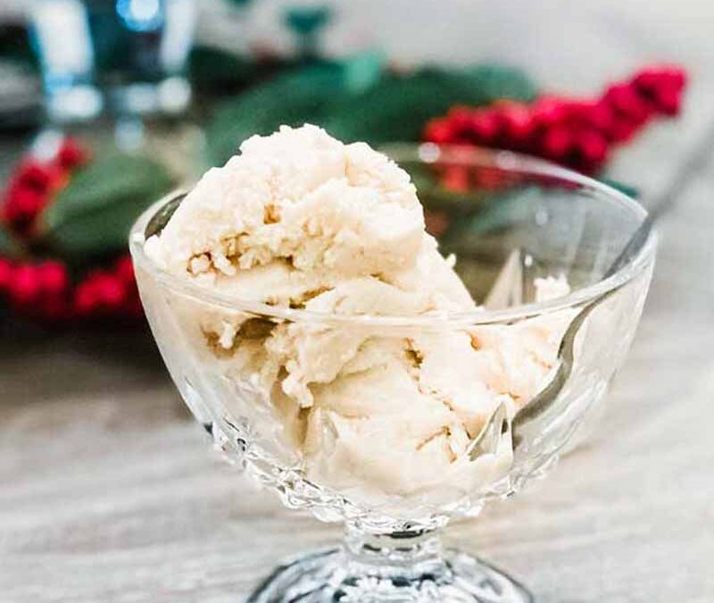 Butterscotch Bourbon Ice Cream Recipe Made Healthier Gelato Style
