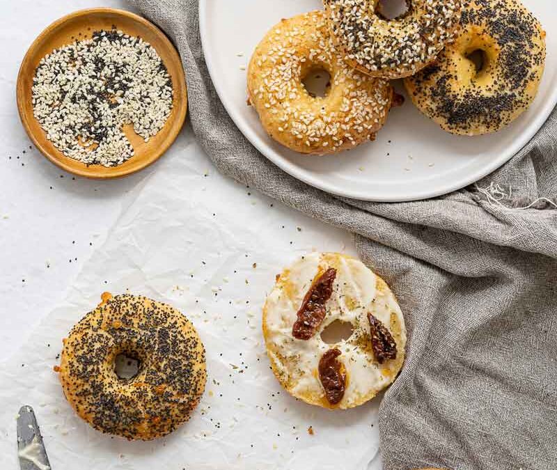 Easy Keto & Gluten Free Bagel Recipe (No Yeast)