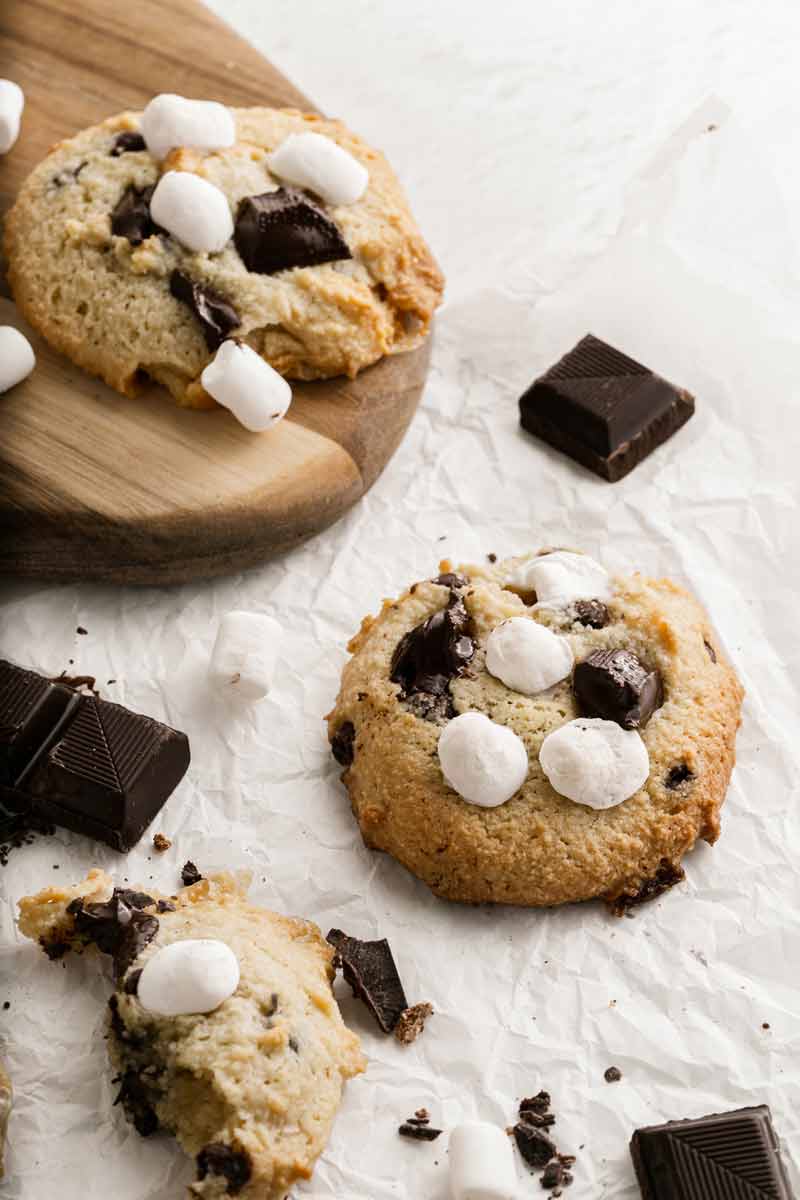 Delicious Guilt-Free S’mores Cookies Recipe (Gluten-free)