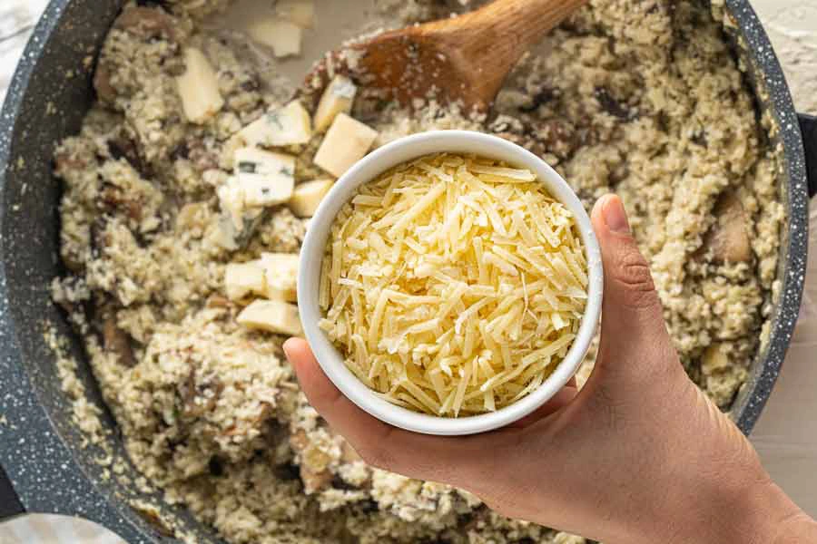 One-Pan Mushroom Cauliflower “Risotto” Recipe