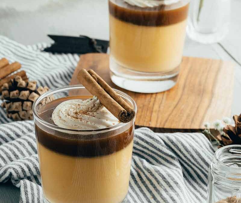 Creamy Pumpkin Panna Cotta with Homemade Caramel