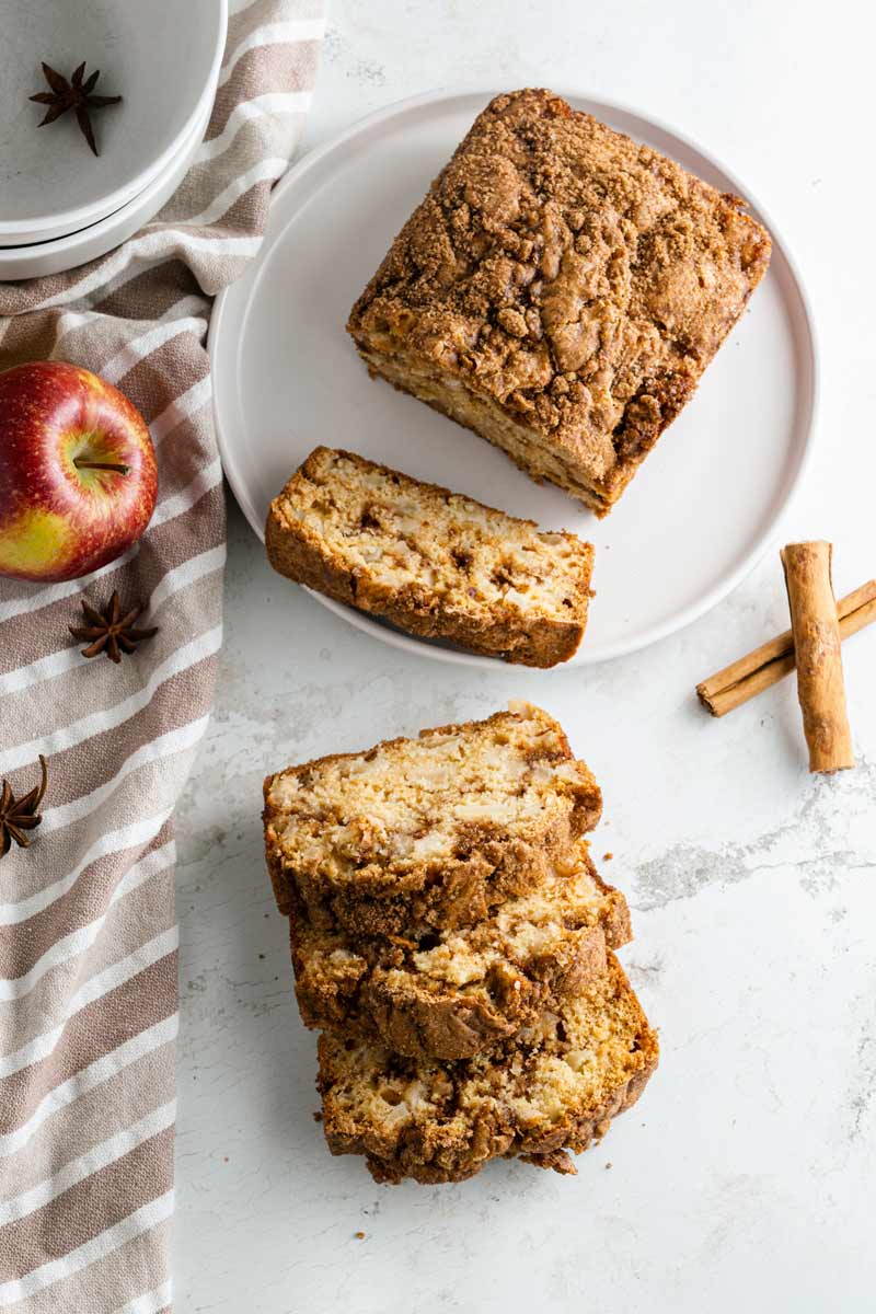 The Best Cinnamon Swirl and Apple Cake Loaf Recipe