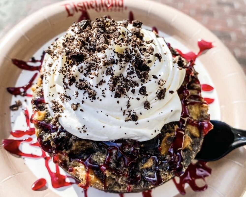 Oreo Bread Pudding Best Disneyland Food