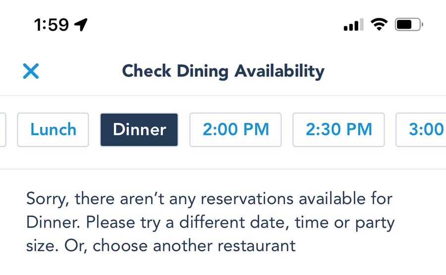 Disneyland-Dining-app