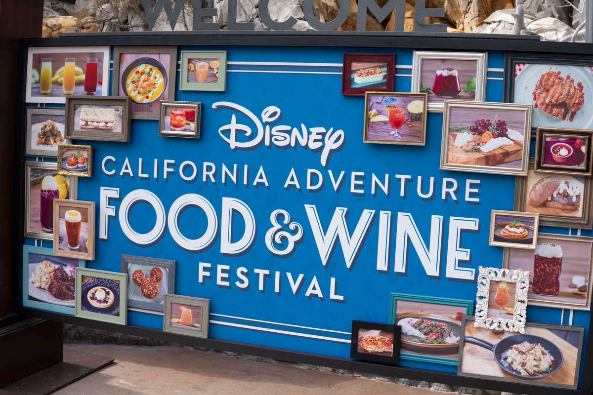 Sign from the Disneyland-Food-and-Wine-Festival-2022