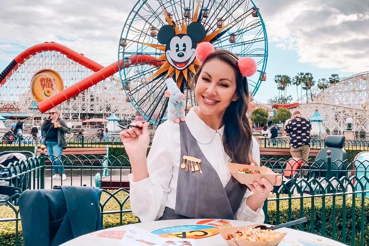 Sondra Barker at the Disneyland-Wine-and-Food-Festival-