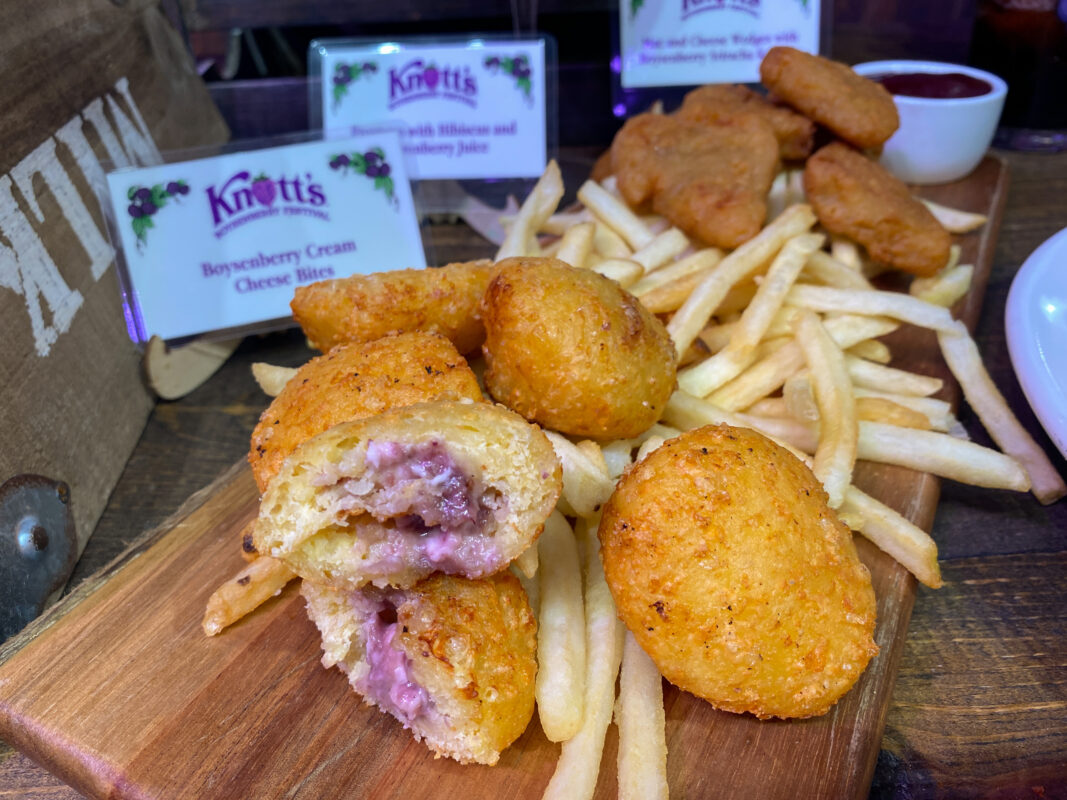 Knotts Boysenberry Festival cream cheese bites