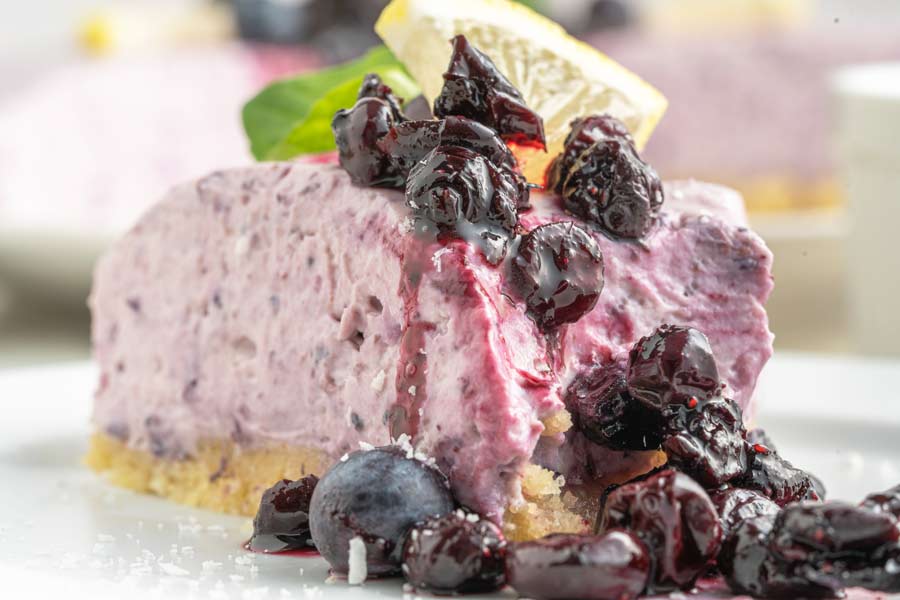 Blueberry-keto-cheesecake