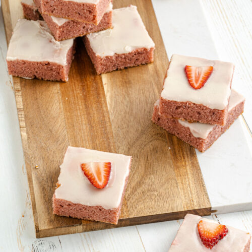 Easy Strawberry Brownies From Scratch