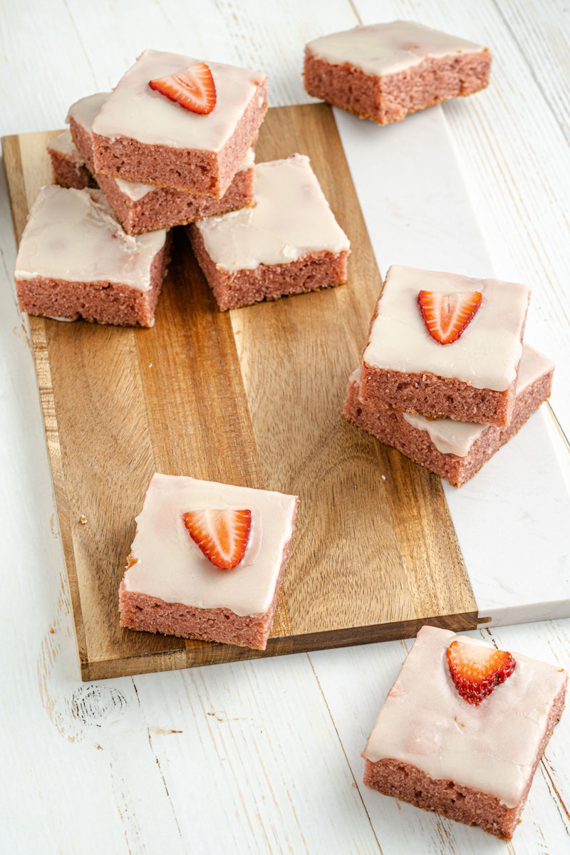 Easy Strawberry Brownies From Scratch