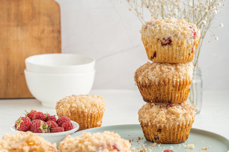 vegan-raspberry-muffins