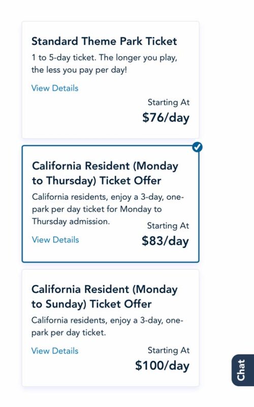 Disneyland California Resident Tickets & Magic Key Renewal Cuisine