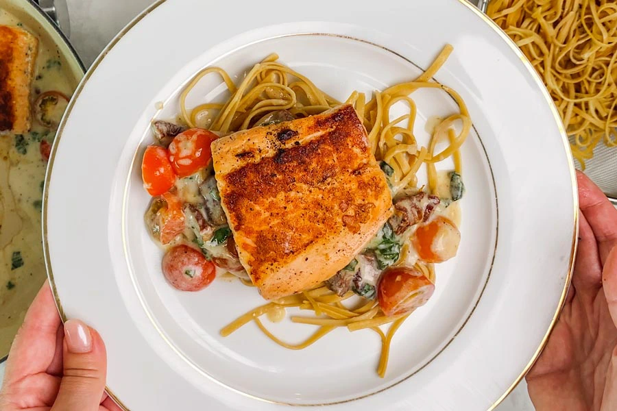 healthy salmon pasta recipes for weight loss