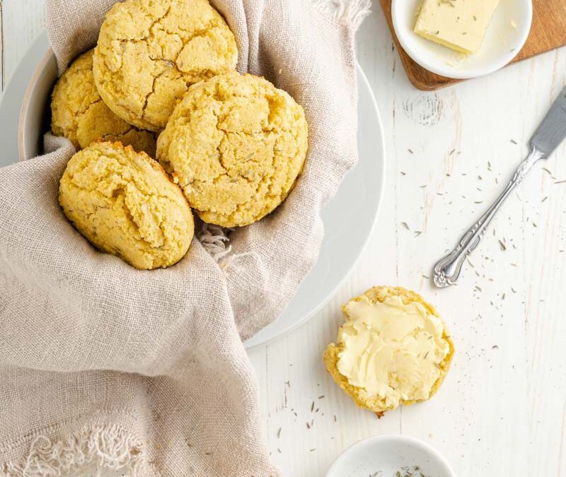 Buttery Keto & Gluten Free Biscuits