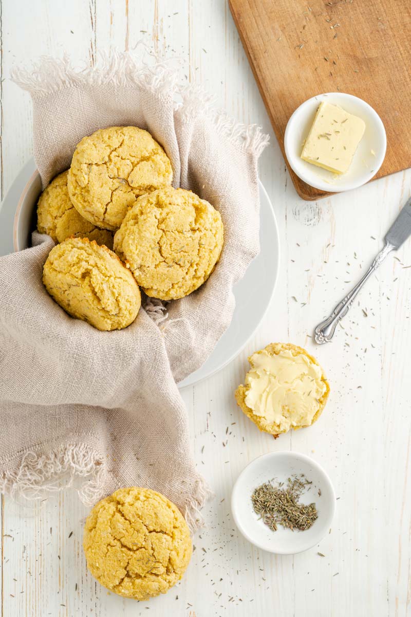 Buttery Keto & Gluten Free Biscuits