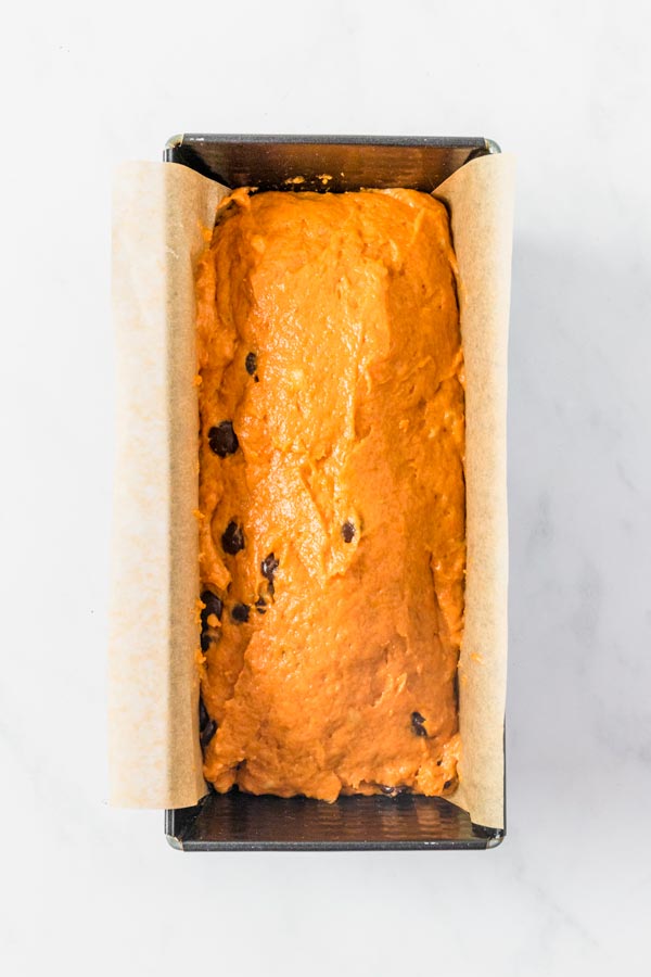 Pumpkin-Bread-Batter-in-Pan