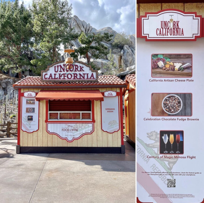 Disneyland Uncorked California Food & Wine Booth