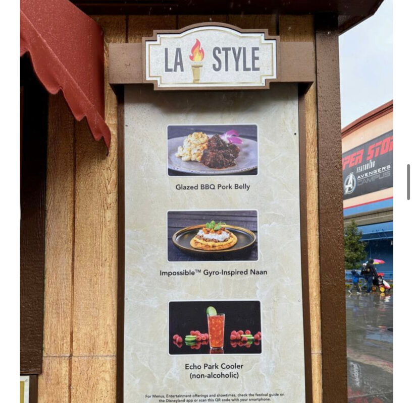 Disneyland LA Style Food Booth