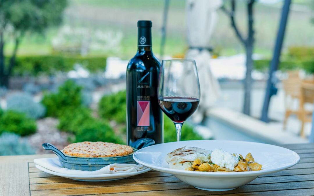 Indulge at Justin Winery in Paso Robles for an Epic Gourmet Lunch with Wine & Chocolate Pairing