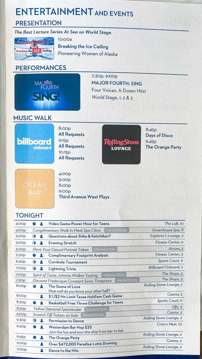 Holland-America-Daily-Program-Alaska-Day-4-1