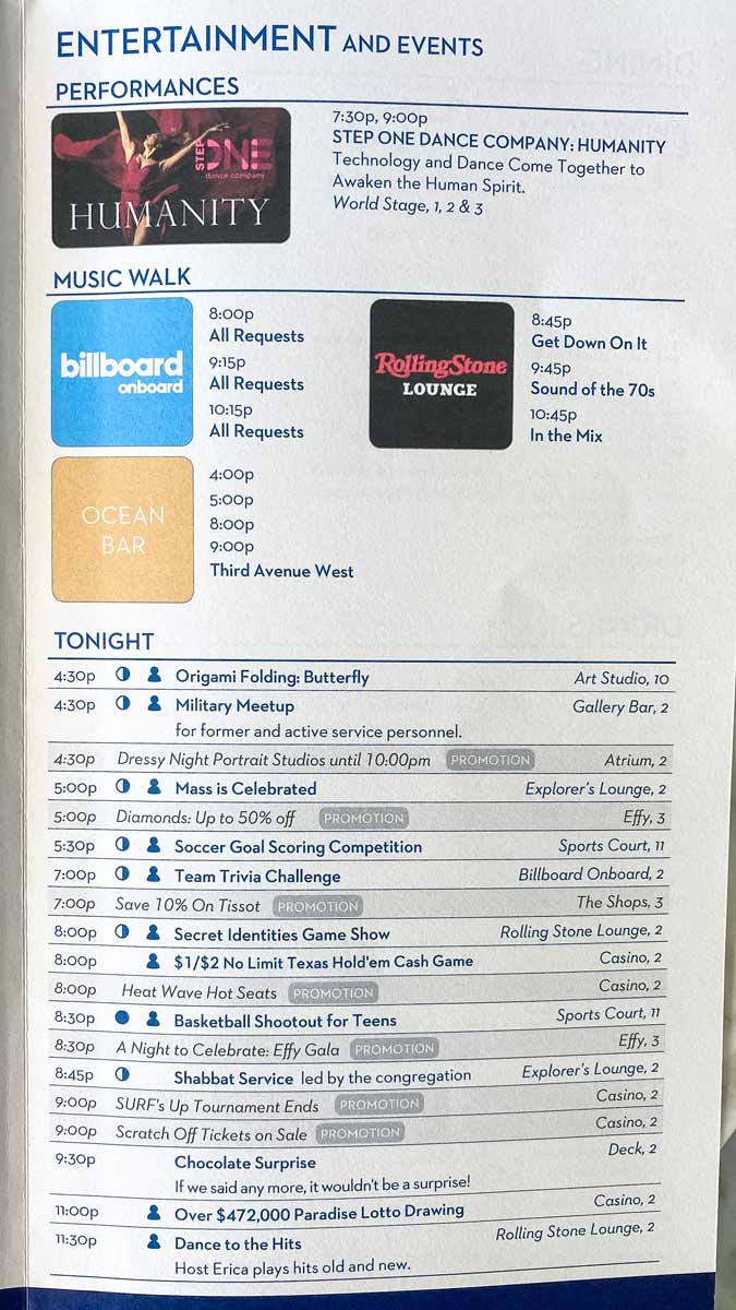 Holland-America-Daily-Program-Alaska-Day-6-1