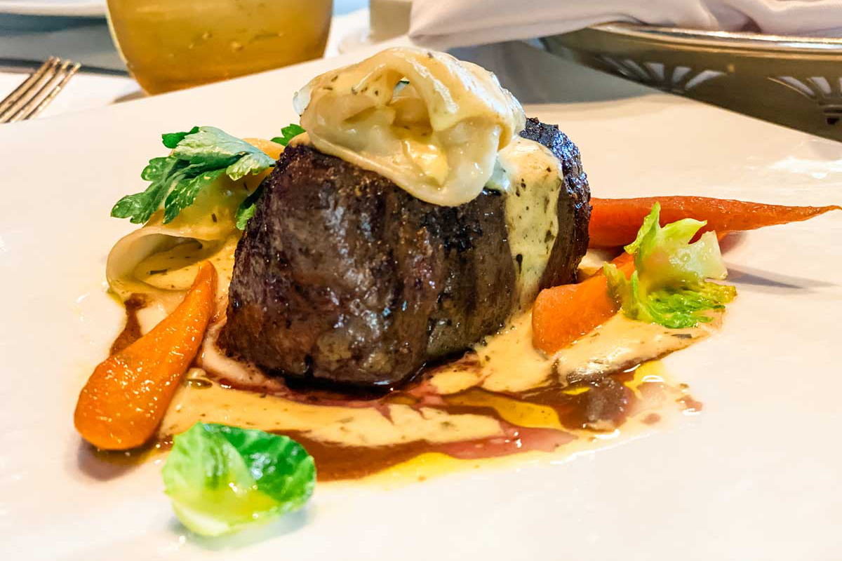 Holland America Pinnacle Grill Dining Steak Tenderloin