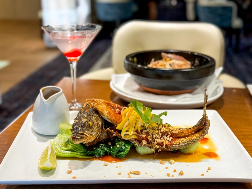 Is the 360 Dining Experience on Princess Cruises worth the $149pp Upcharge? 14 Holland America Morimoto by Sea Fried Whole Fish